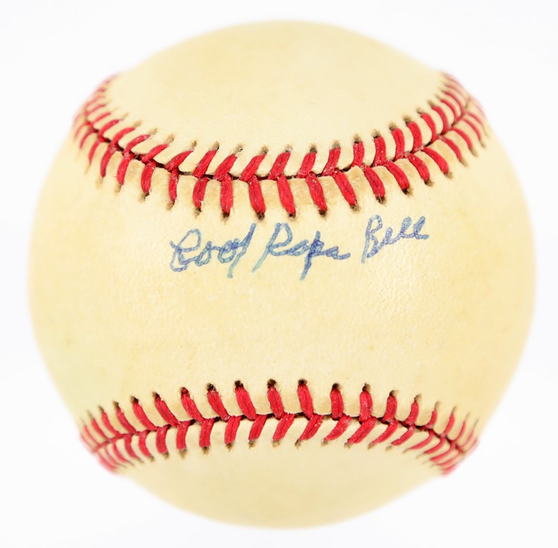 Baseball Autographs - Cool Papa Bell Single Signed Baseball
