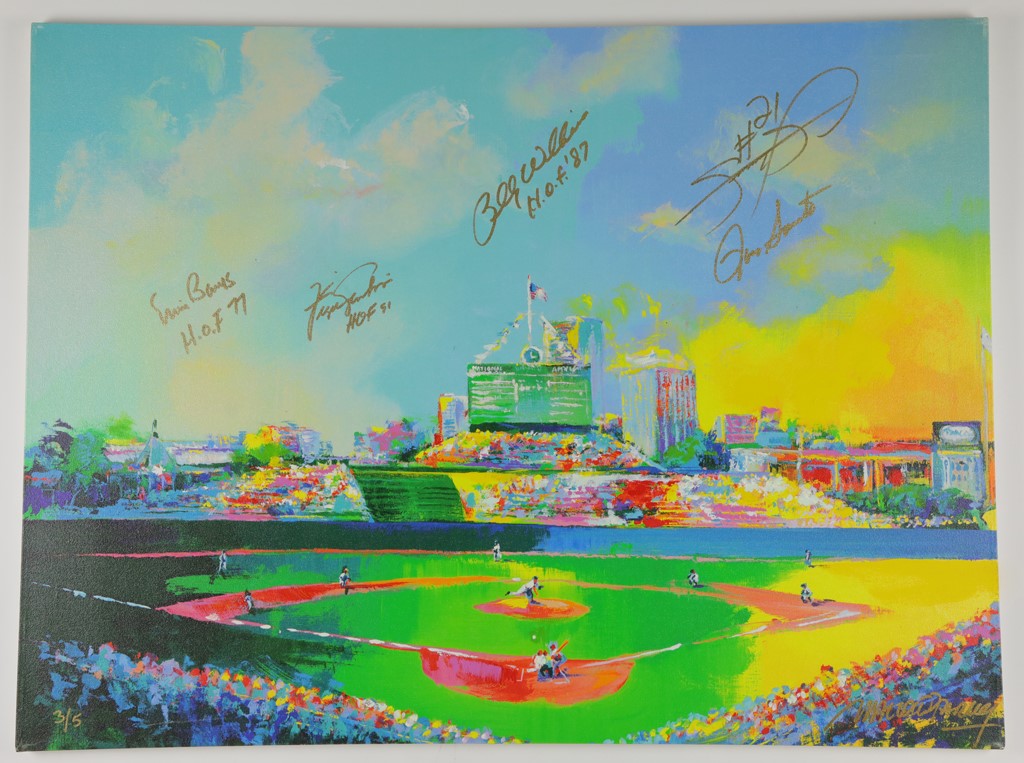 - Chicago Cubs Legends Signed Wrigley Field Giclee by Malcolm Farley (LE 3/5)