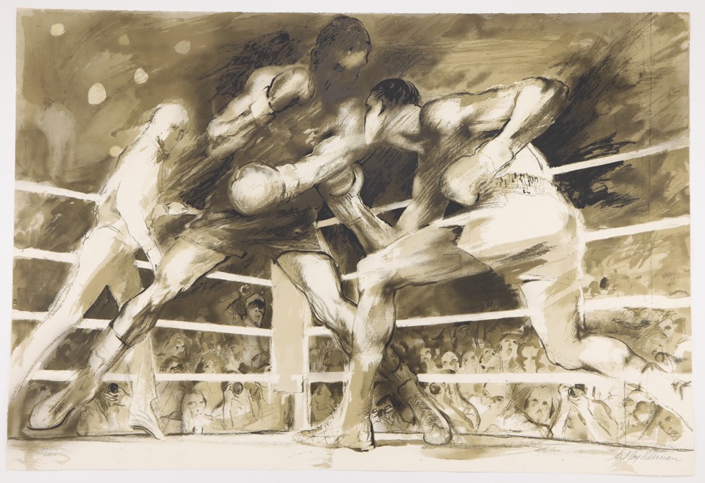 Sports Fine Art - LeRoy Neiman "The Maulers" Serigraph