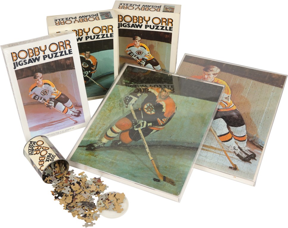 - Bobby Orr Puzzles with Original Boxes (4)
