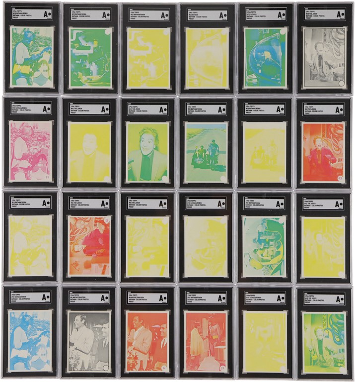 Non Sports Cards - 1966 Topps Batman Color Proofs From Topps Vault (55+)