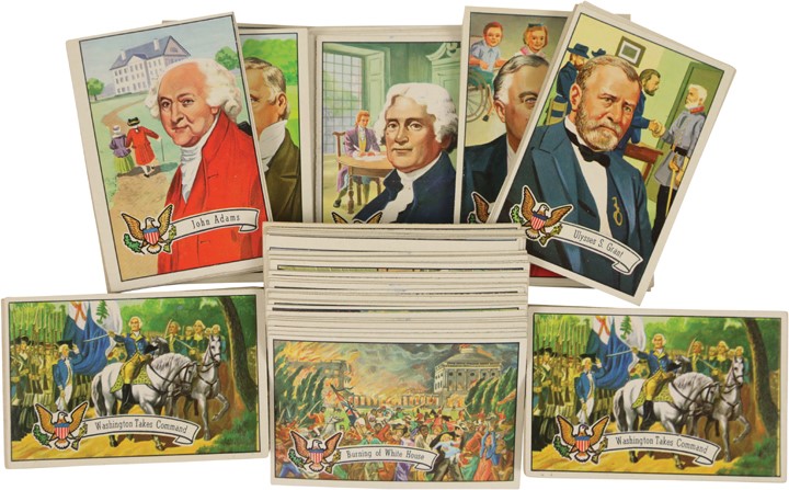 Non Sports Cards - 1956 Topps U.S. Presidents Hoard (360+)