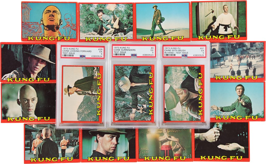 Non Sports Cards - 1973 Topps Kung Fu Rare Test Issue Near-Complete Set w/PSA (43/44)