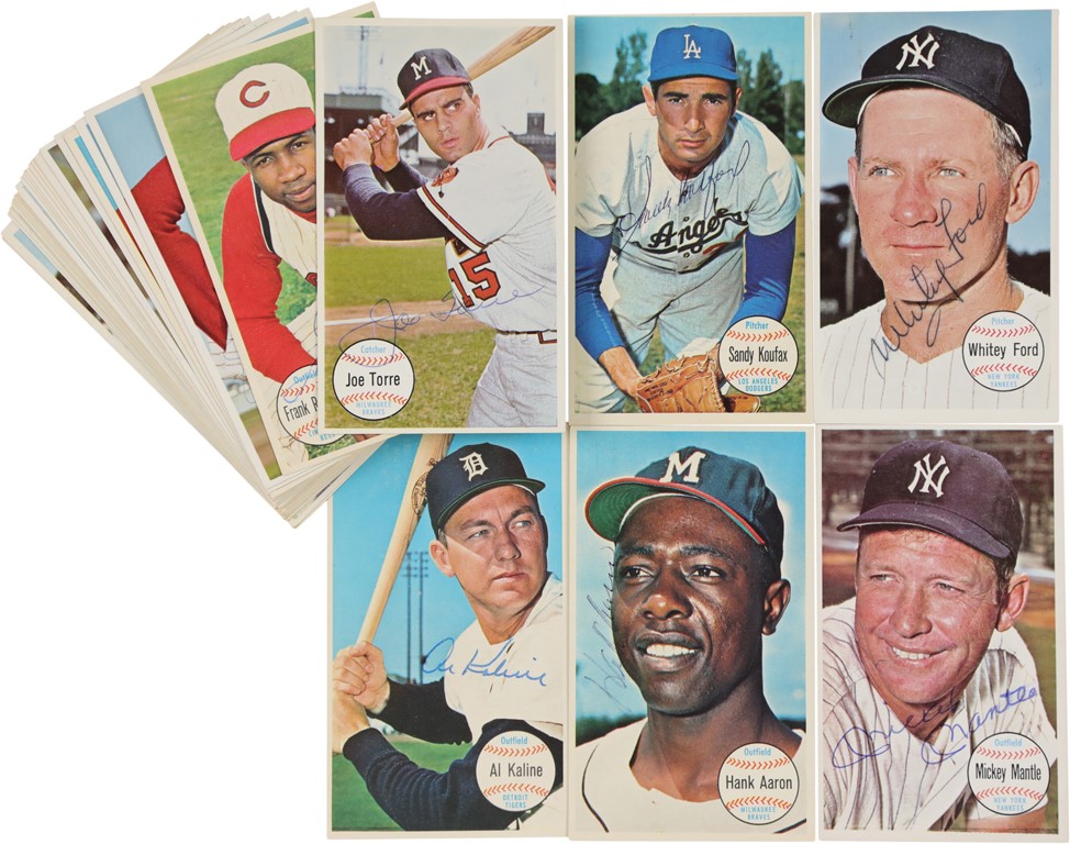 1964 Topps Giants Signed Hall of Famers Collection (31)