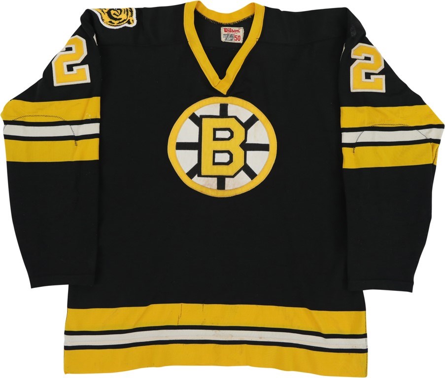 1975 Brad Park Boston Bruins Signed Game Worn Jersey