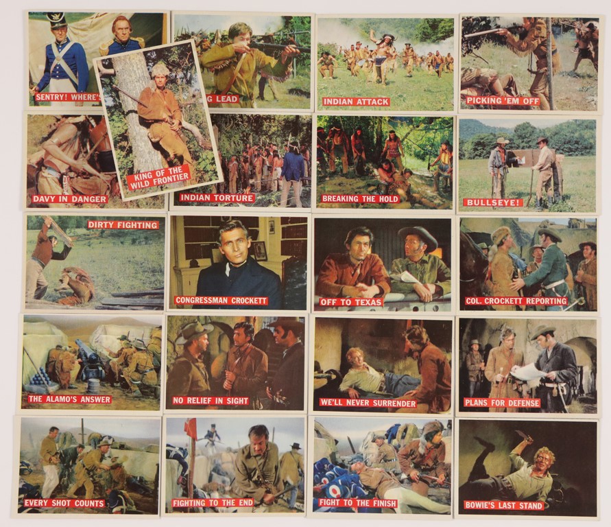 - 1956 Topps Davy Crockett Orange Backs Complete Set (80)