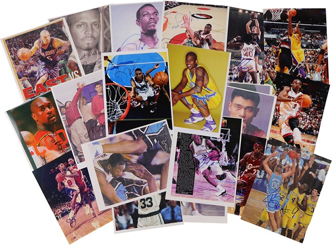 NBA Signed Photograph Collection (640+)