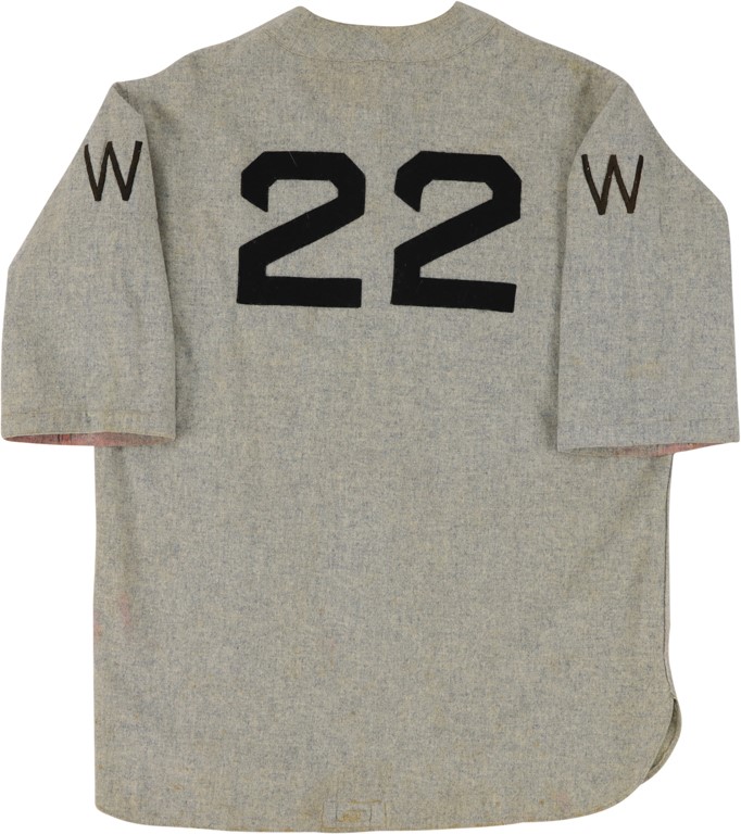 Baseball Equipment - 1931 Jackie Hayes Washington Senators Game Worn Jersey