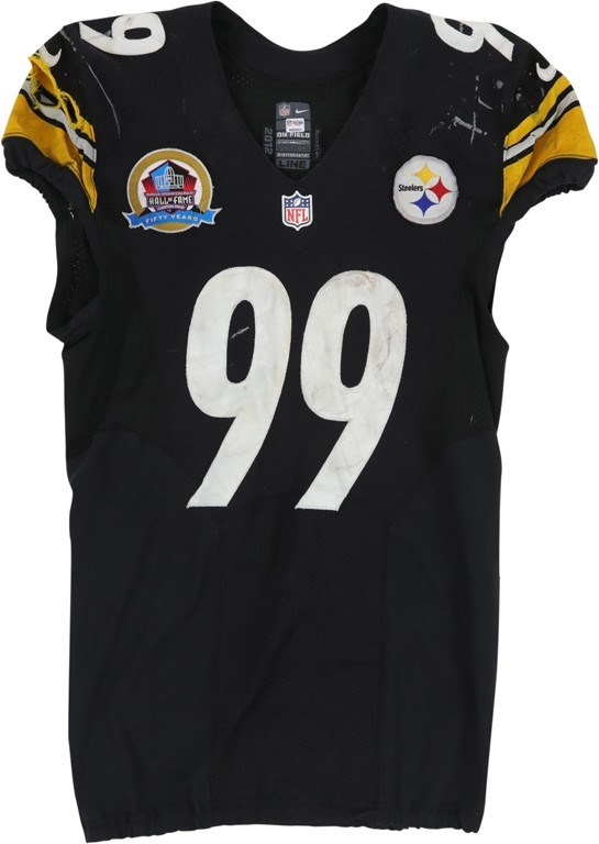 2012 Brett Keisel Pittsburgh Steelers Game Worn Jersey (NFL Authentic, Photo-Matched)