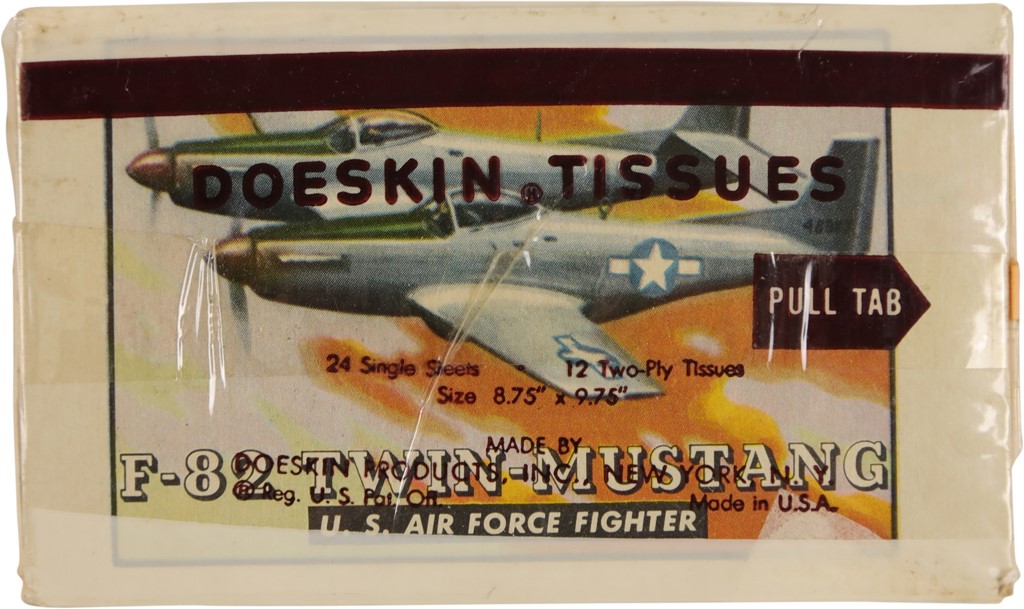 Non Sports Cards - 1955 Topps Wings Unopened "Doeskin" Tissue Pack
