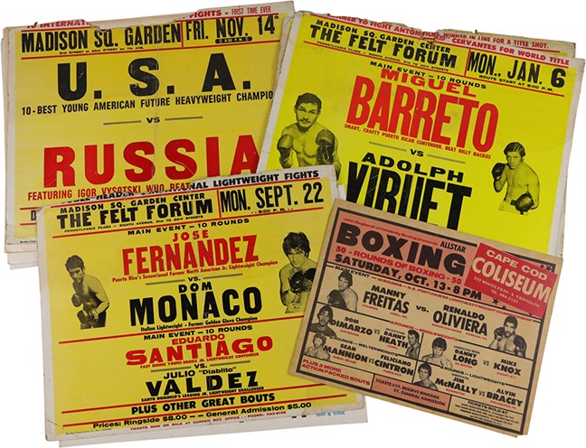 1980's-1990's Boxing Posters with Championships (29)