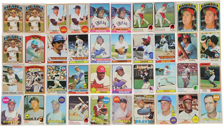 1950s-70s Topps, Bowman & More Hall of Famer Collection (1,350 Cards)