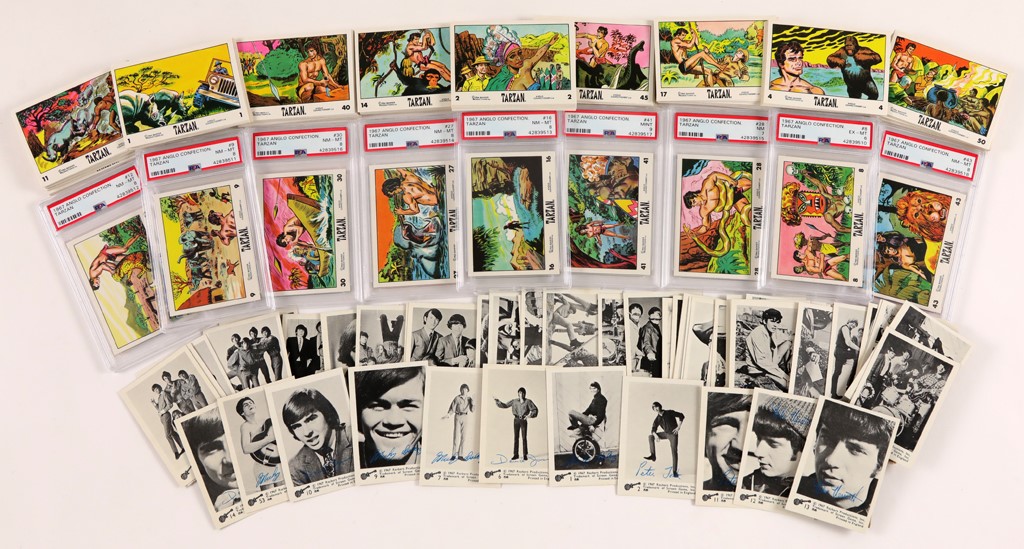 Non Sports Cards - (3) 1966 Banner Productions Tarzan Ultra High-Grade Sets w/PSA