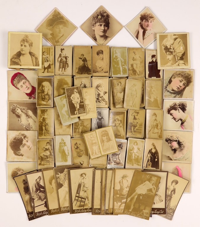 Non Sports Cards - 1880s-90s Large Collection of Tobacco Actress Series Cards (300+)