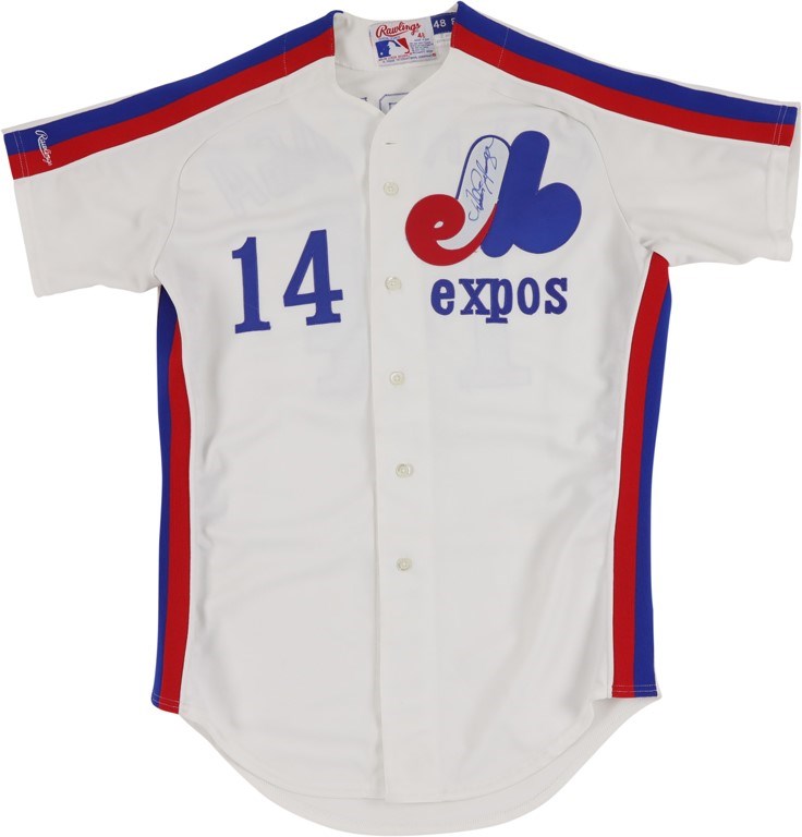 Baseball Equipment - 1988 Andres Galarraga Montreal Expos Signed Game Worn Jersey