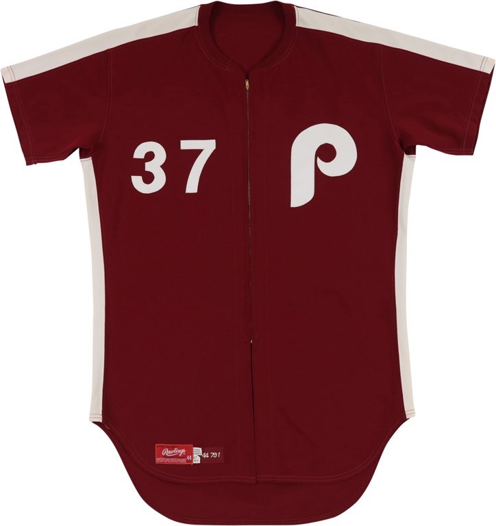 Baseball Equipment - 1979 Jim Wright Phillies "Saturday Night Special" Game Issued Uniform