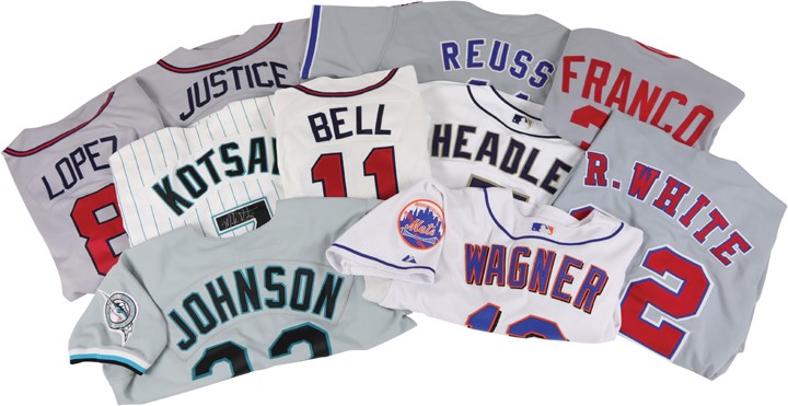 Baseball Equipment - Baseball Superstars Game Worn Jersey Collection - Some Photo-Matched (22)