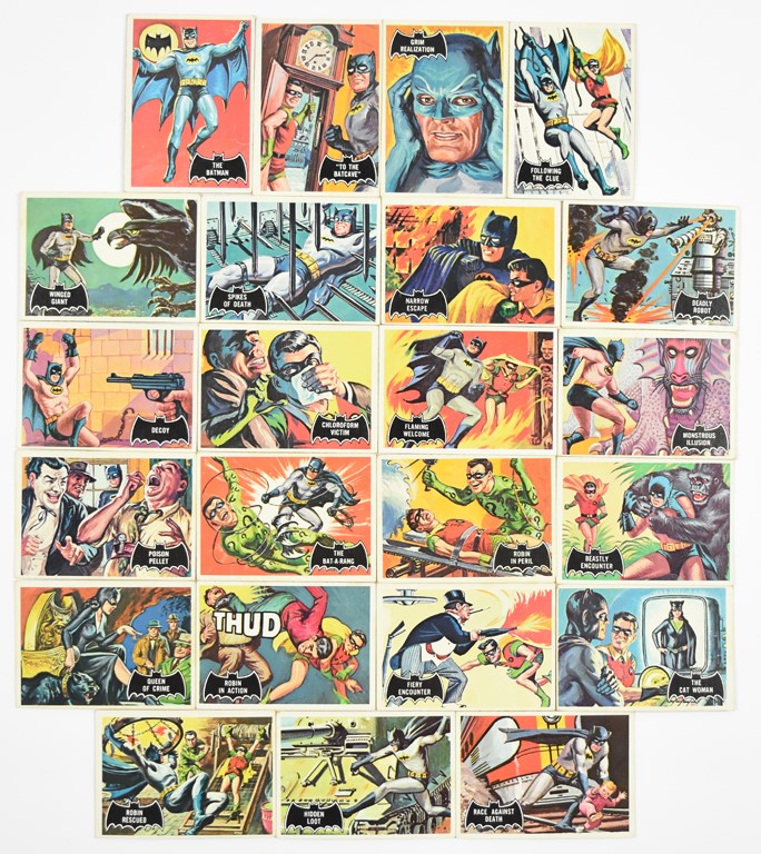 Non Sports Cards - 1966 Batman Card Collection with Two #1's (31)