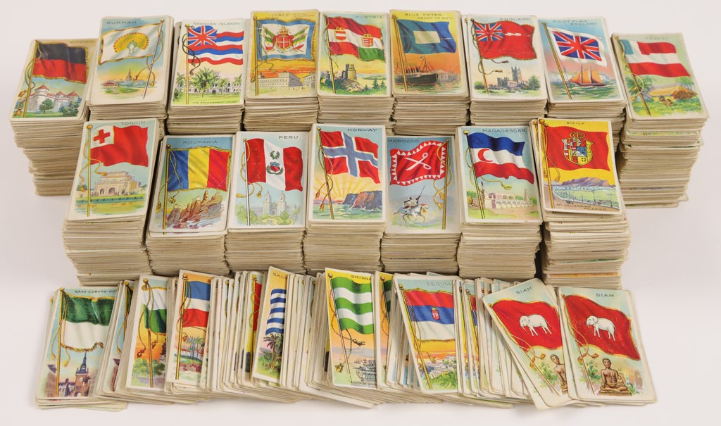 Non Sports Cards - T59 "Flags of the World" Tobacco Card Collection (3400+)