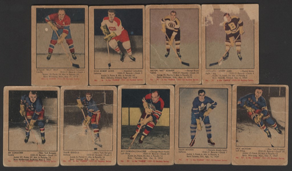 - 1951 Parkhurst Hockey Collection with Rocket Richard (11)