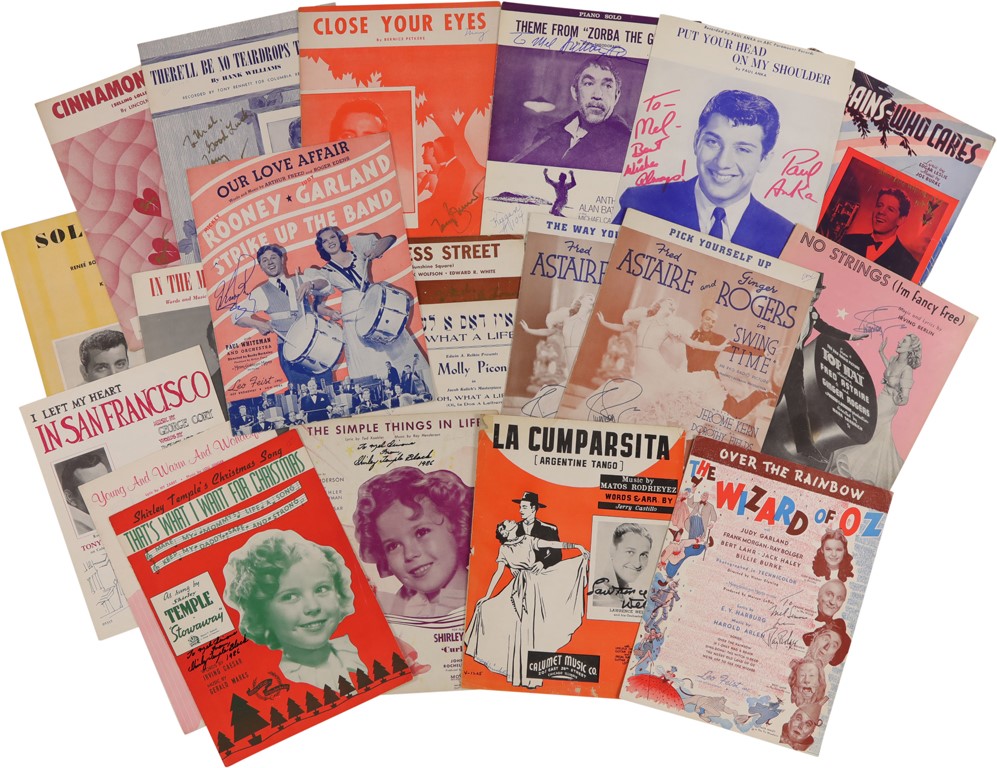 - Amazing Signed Sheet Music Collection (250+)