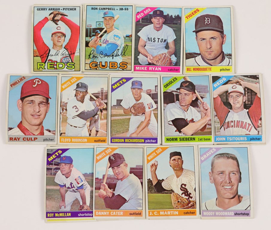 - 1966 Topps Perfect Card Lot w/Stains (59)
