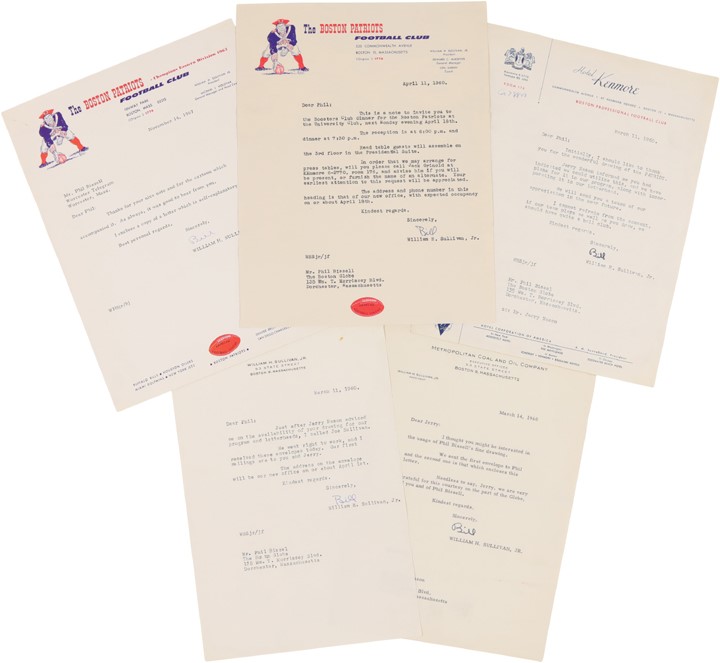- Important Letters Pertaining to the Creation of the Boston Patriot Logo (5)