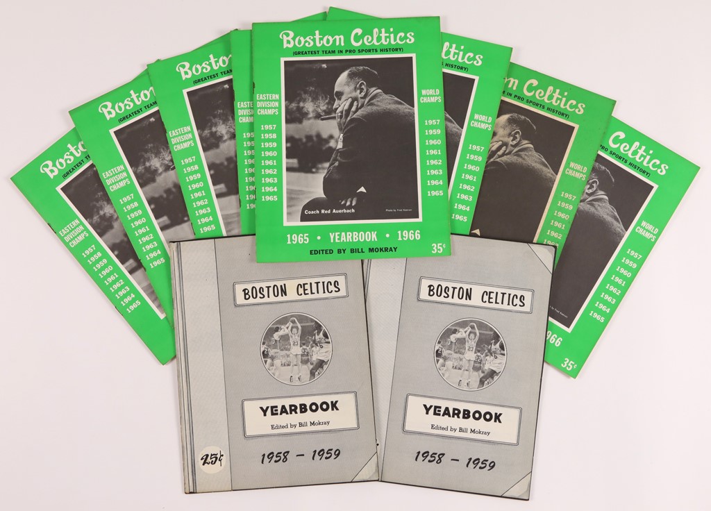 - Find of Vintage 1950's & 1960's Boston Celtics Yearbooks