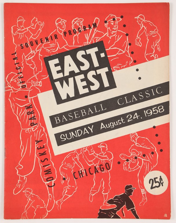 1958 Negro League East-West Baseball Classic Program