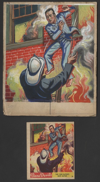 Non Sports Cards - 1936 R39 Dare Devils Original Artwork