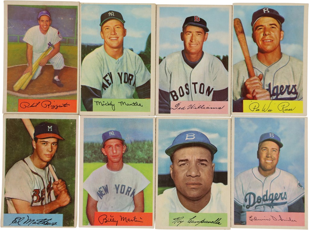 - 1954 Bowman Near Complete Set w/Ted Williams