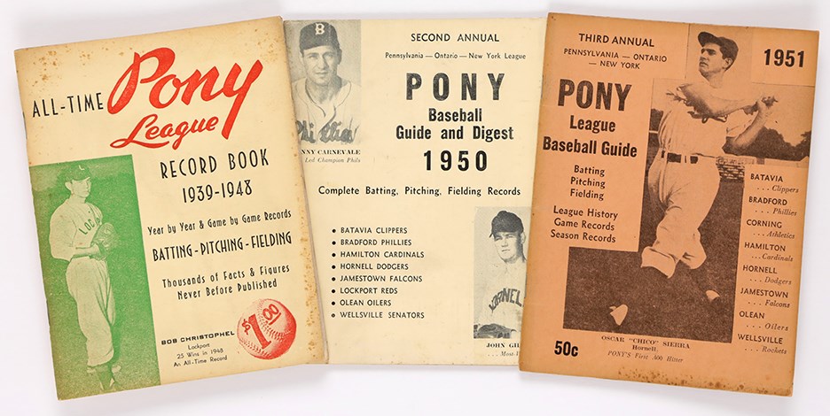 - 1948-50 All-Time Pony League Record Books
