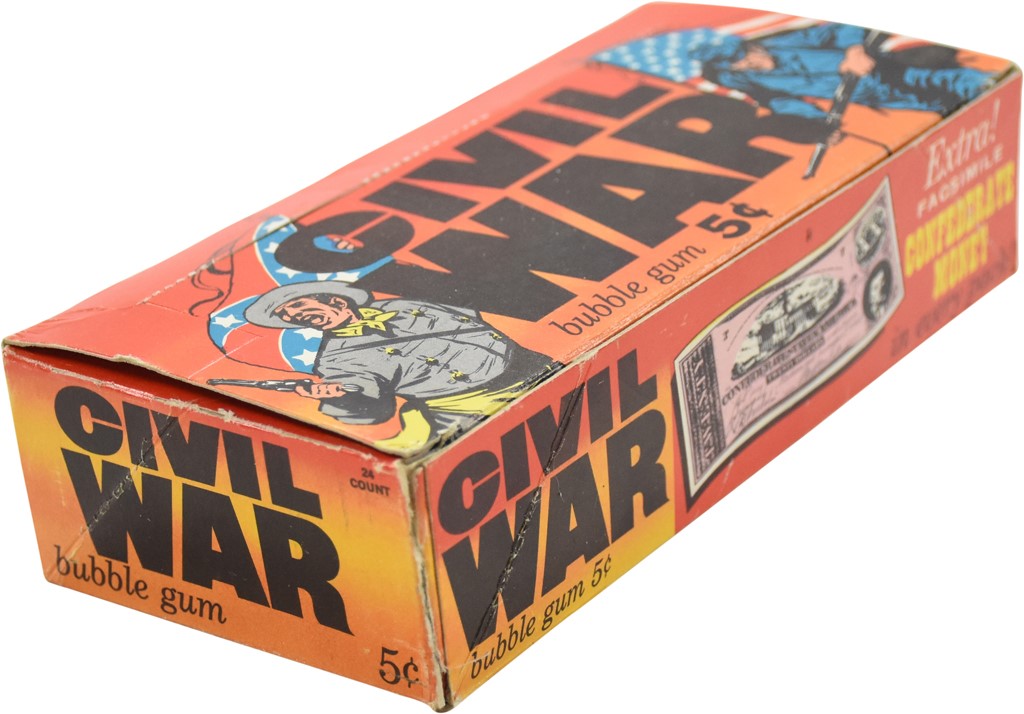 1962 Topps Civil War News Counter Box from the Fleer Archive