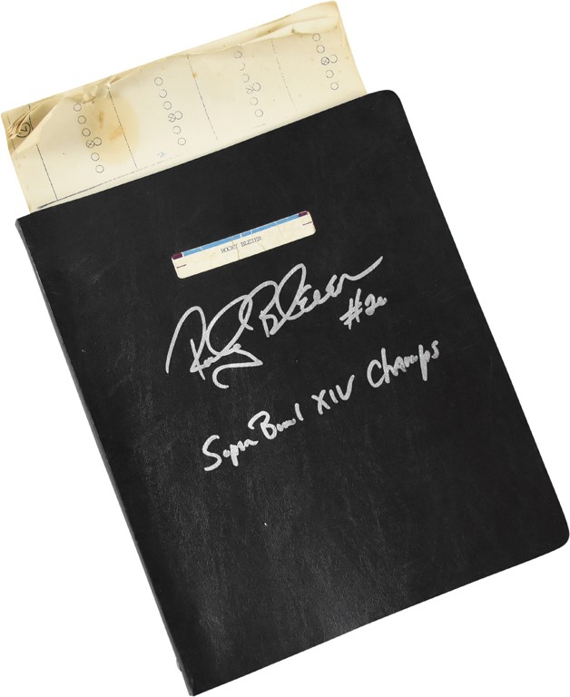 The Rocky Bleier Collection - Rocky Bleier's Super Bowl XIV Pittsburgh Steelers Play Book