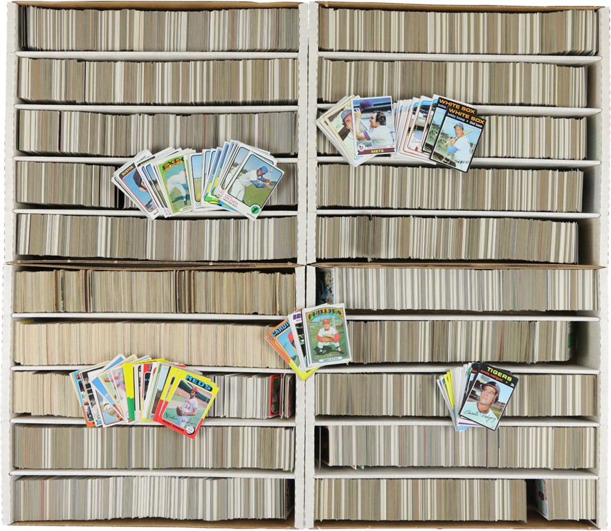 - 1950s-80s Baseball Card Hoard with Stars (65,000+ Cards)