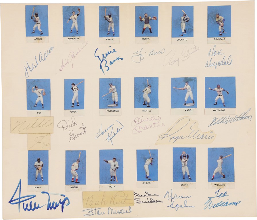 Baseball Autographs - Original Hartland Members Signed Photo (PSA)