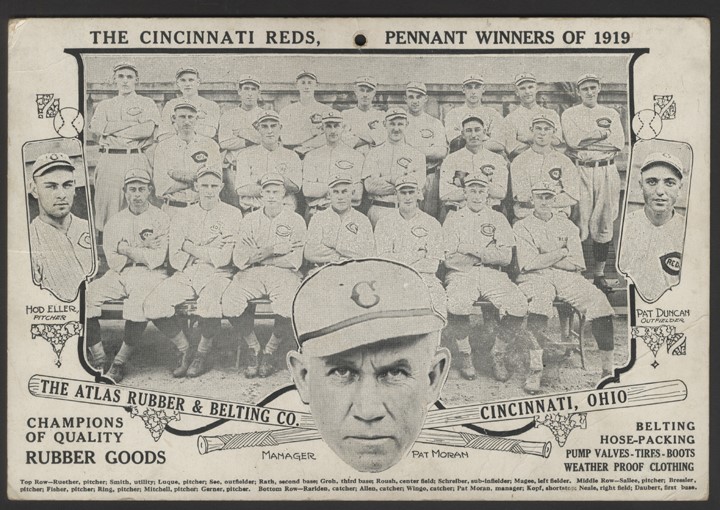 - 1919 World Series Chicago "Black Sox" vs. Cincinnati Reds Advertising Scorecard