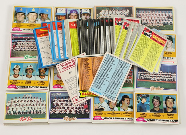- 1960s-80s Topps Baseball Checklists Collection (1200)