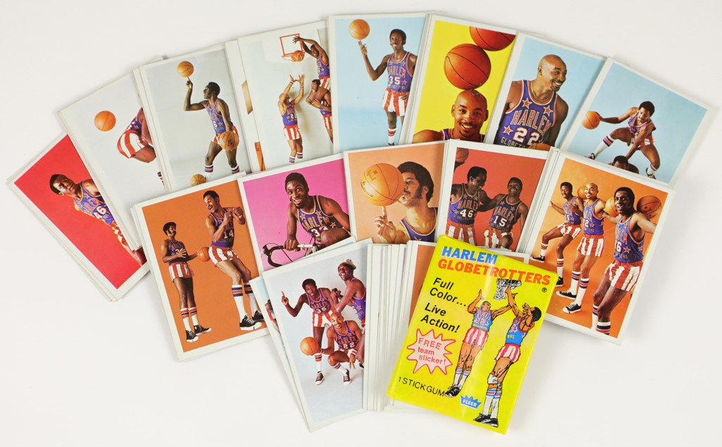 1971-72 Fleer - Harlem Globetrotters High Grade Complete Set (84) w/ unopened packs