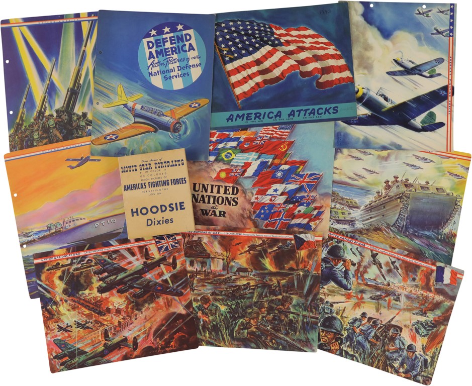 - 1941- 45 Dixie Lid "Military Theme" Premium Collection
