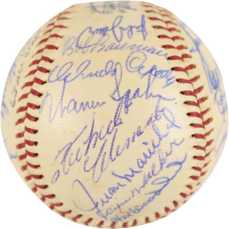 Baseball Autographs - High Grade 1963 National League All-Star Team-Signed Baseball (PSA)