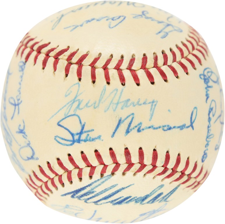 Baseball Autographs - High Grade 1958 National League All-Star Team-Signed Baseball (PSA)