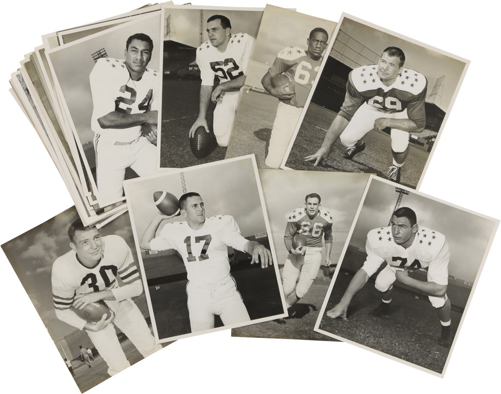 Vintage Sports Photographs - 1950s College All Stars Type 1 Photos (39)