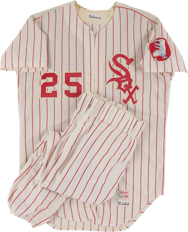 Baseball Equipment - 1972 Chicago White Sox Game Worn Uniform