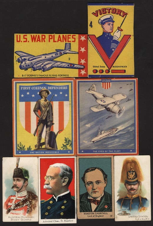 Non-Sports Cards - 1910–1940s Collection of Military Themed Nonsports Cards