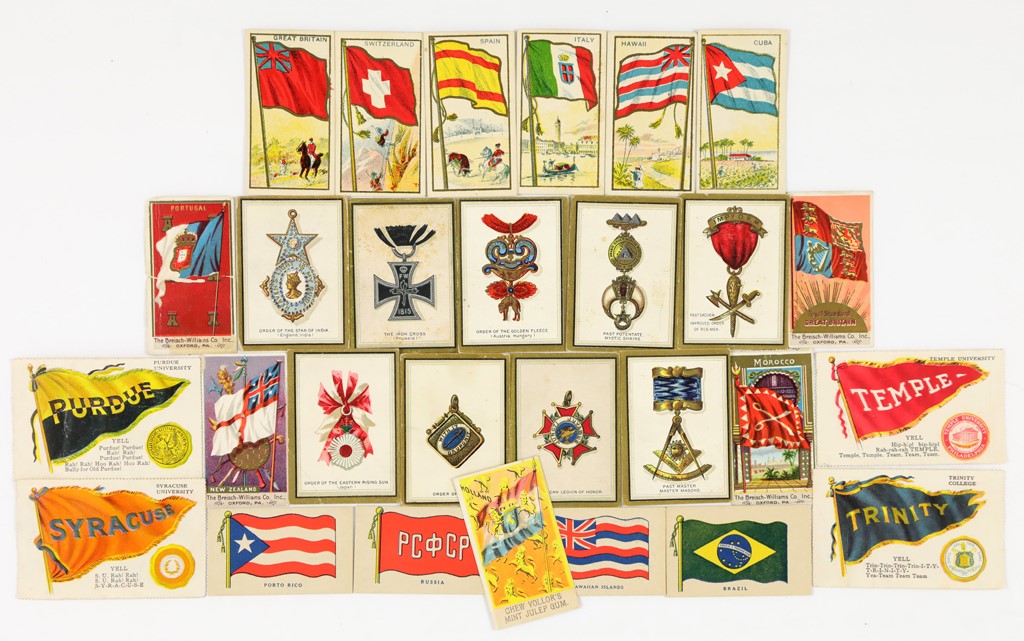 Non-Sports Cards - 1910-30s Flags & Emblems Tobacco Cards