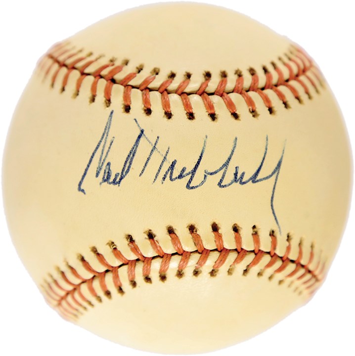 Baseball Autographs - Carl Hubbell Single Signed Baseball