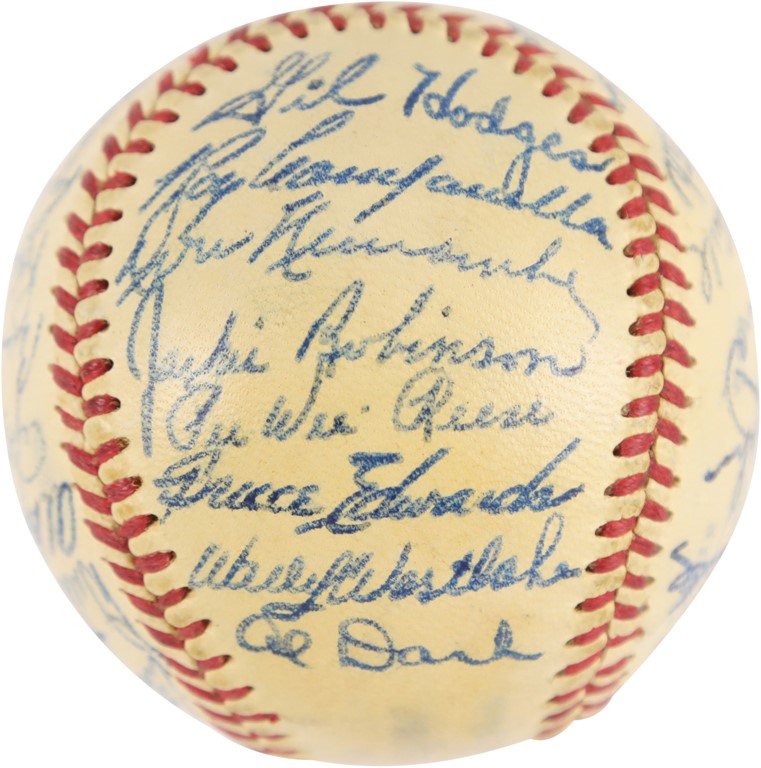 Baseball Autographs - 1951 National League All-Star Team Signed Baseball (PSA)