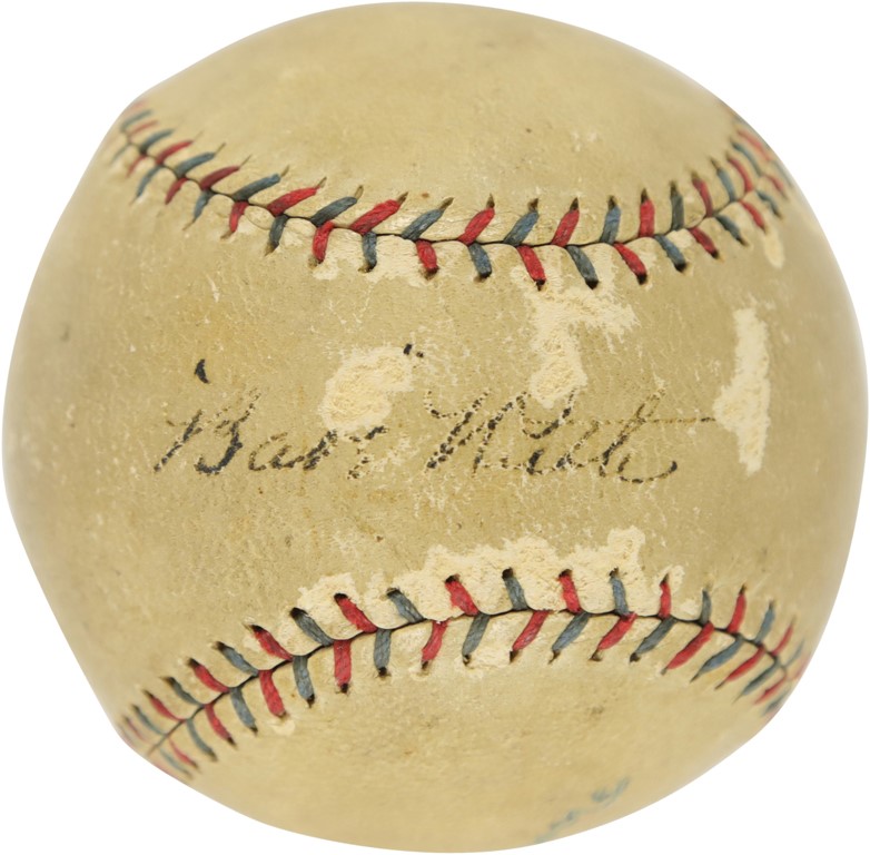 Ruth and Gehrig - Early 1920s Babe Ruth Single-Signed Baseball (PSA)