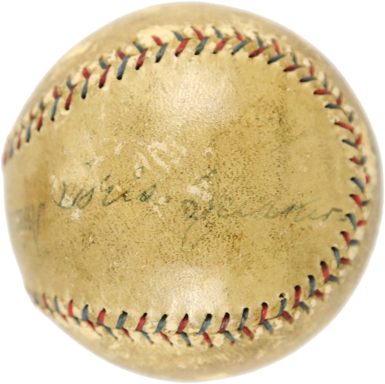 Baseball Autographs - 1928 Philadelphia Athletics Legends Signed Baseball - Cobb, Speaker & Grove (PSA)